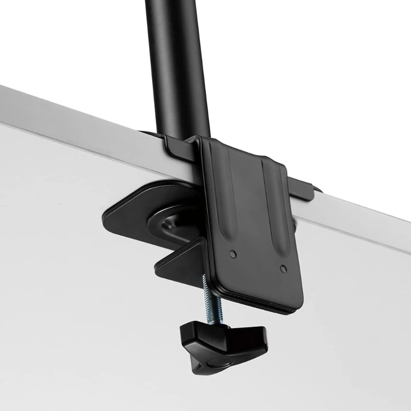 Monitor Mount Reinforcement Plate for Fragile Tabletops Steel Bracket Plate Fits Most Monitor Stand C-Clamp Installation