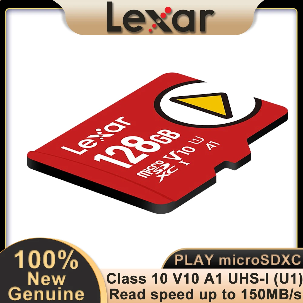 بطاقة ذاكرة Lexar PLAY microSDXC 128GB 256GB 512GB 1TB UHS-I C10 U3 V30 A2 تخزين فيديو عالي الدقة موسع لجهاز Nintendo-Switch #1