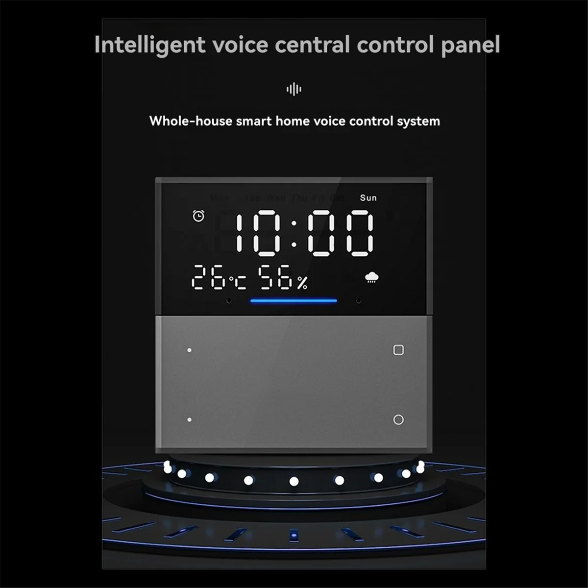 

Панель голосового управления Tuya Little Smart Spirit, 2025+, 2-канальные переключатели, 2-канальный контроль на зоне сцены, Wi-Fi 2,4G + инфракрасный порт