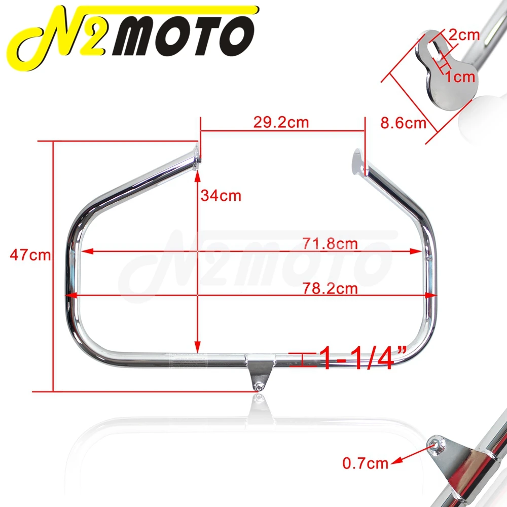 Motorcycle Engine Guard 1-1/4