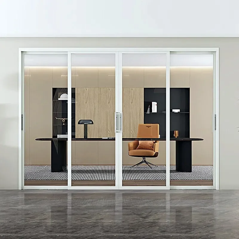 China custom sliding sliding door bi-fold double glass door factory direct sales and customizable styles