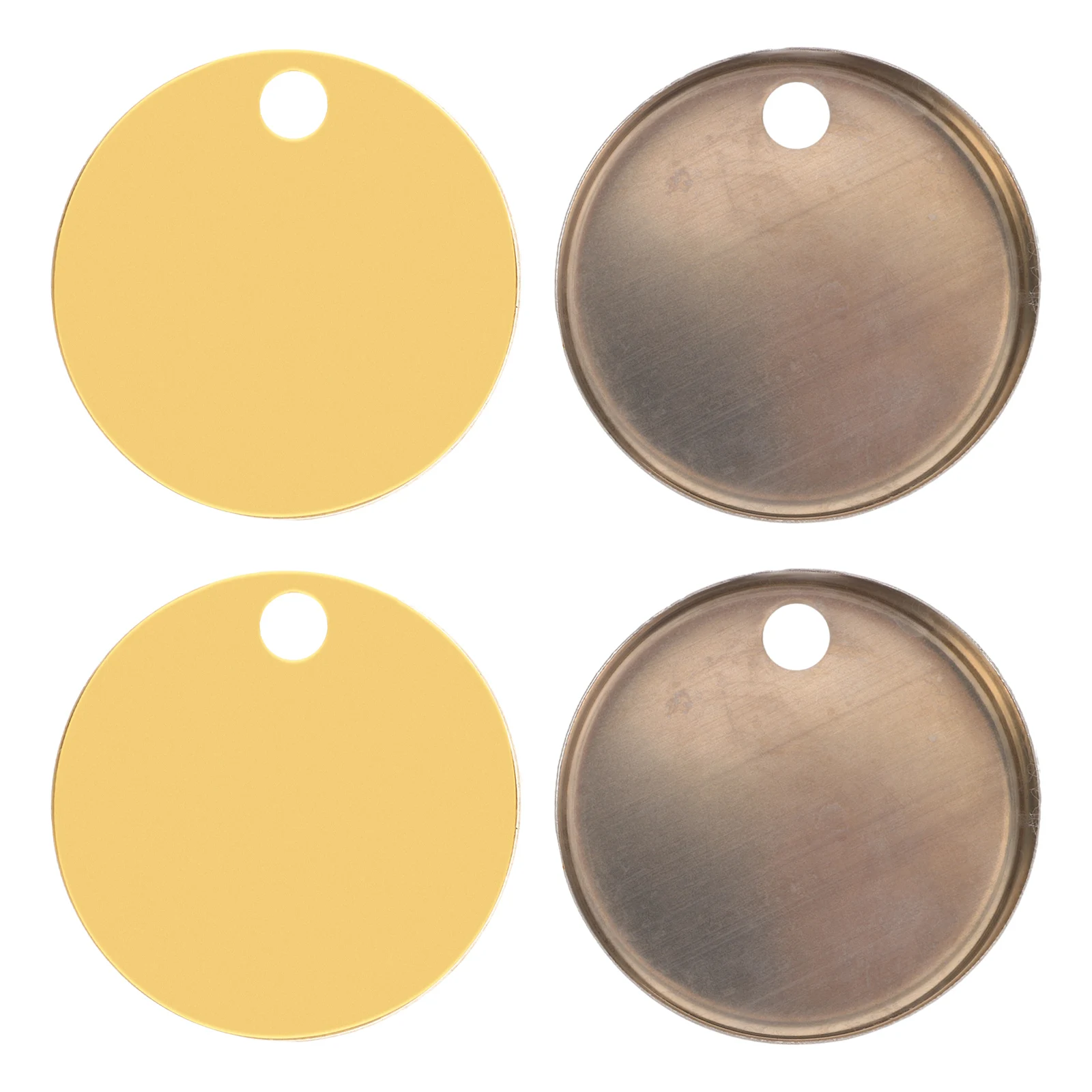 

4pcs Stainless Steel Toilet Seat Hinge Covers Easy Clean Universal Toilet Bolt Caps Decorative Round Bolt Covers Replacement