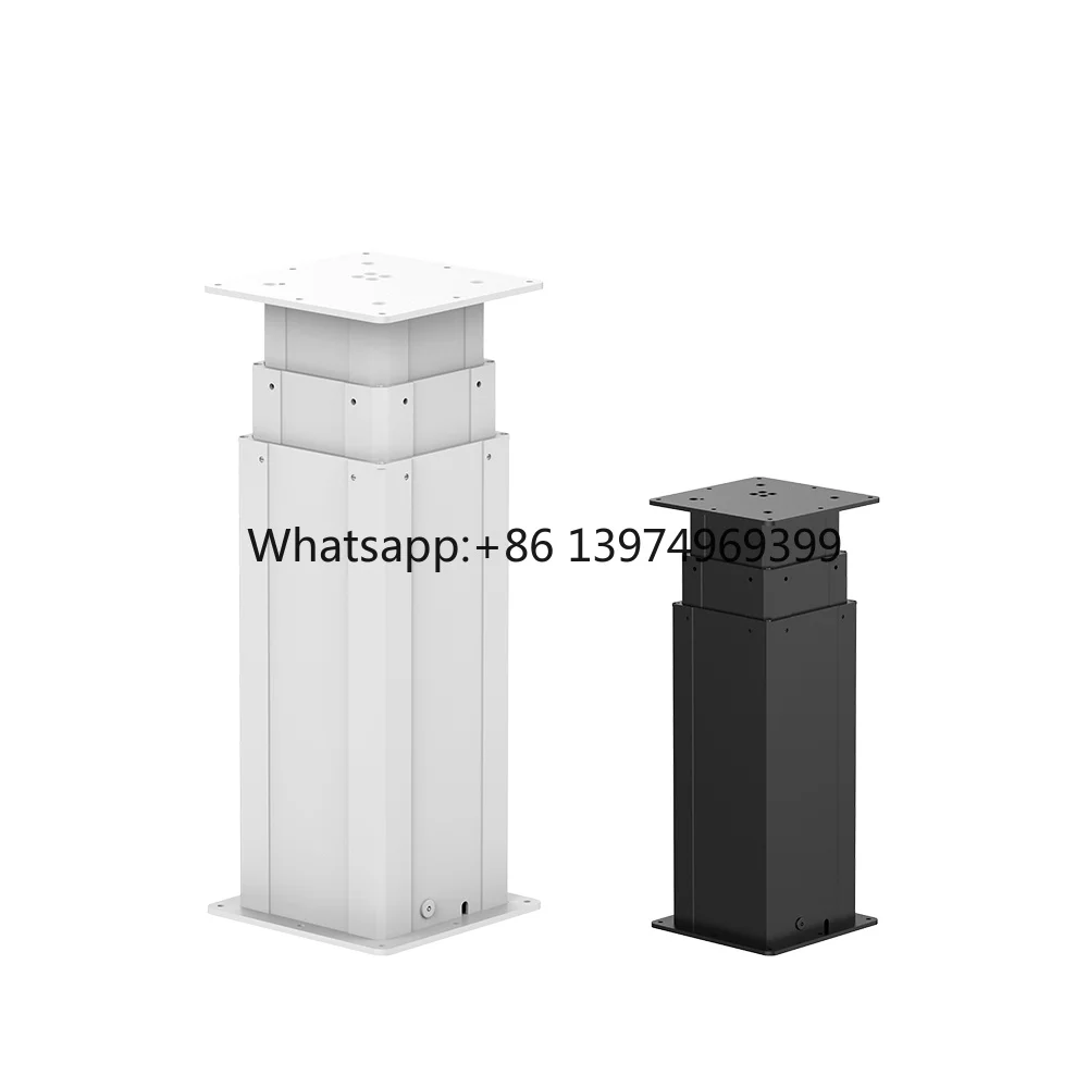 High Duty Actuators Synchronous Table Leg 24v Dc Linear Telescopic Electric Lifting Column