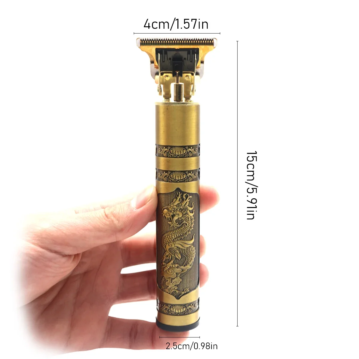 Professional Men's Hair Trimmer Machine  7500 RPM Metal Body Stainless Steel Blade T9 Hair Clipper Beard Trimmer