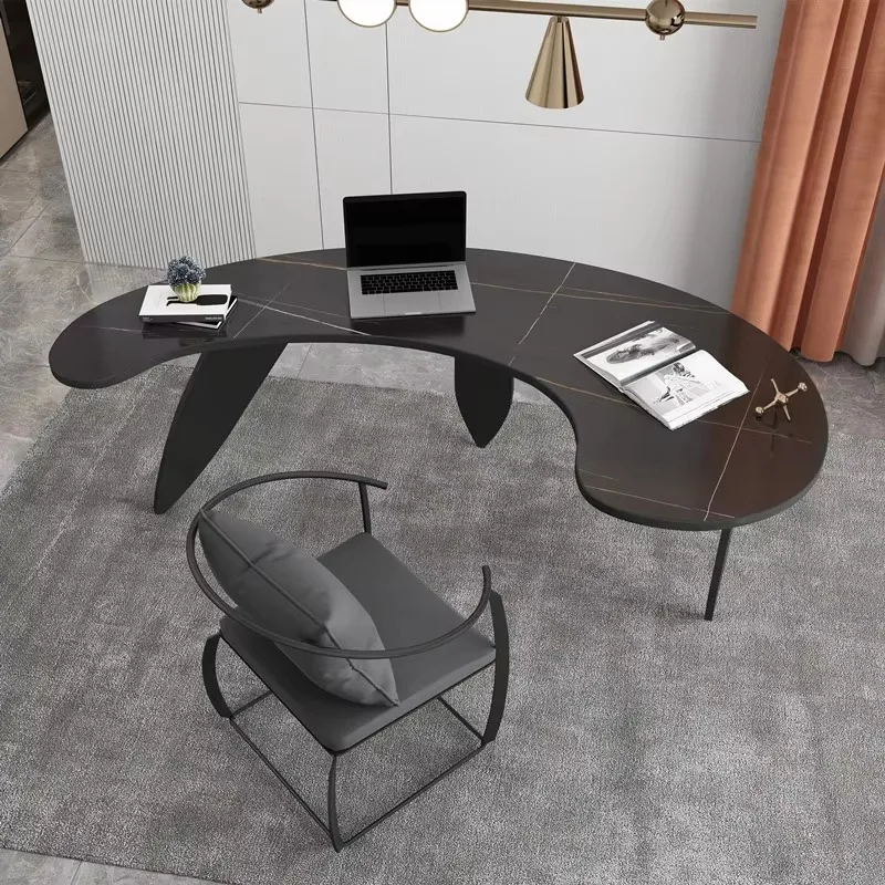 Asthetic Writing Office Desk Desktop Designer Study Gaming Computer Desks Height Bedroom Bedroom Scrivania Ufficio Furniture