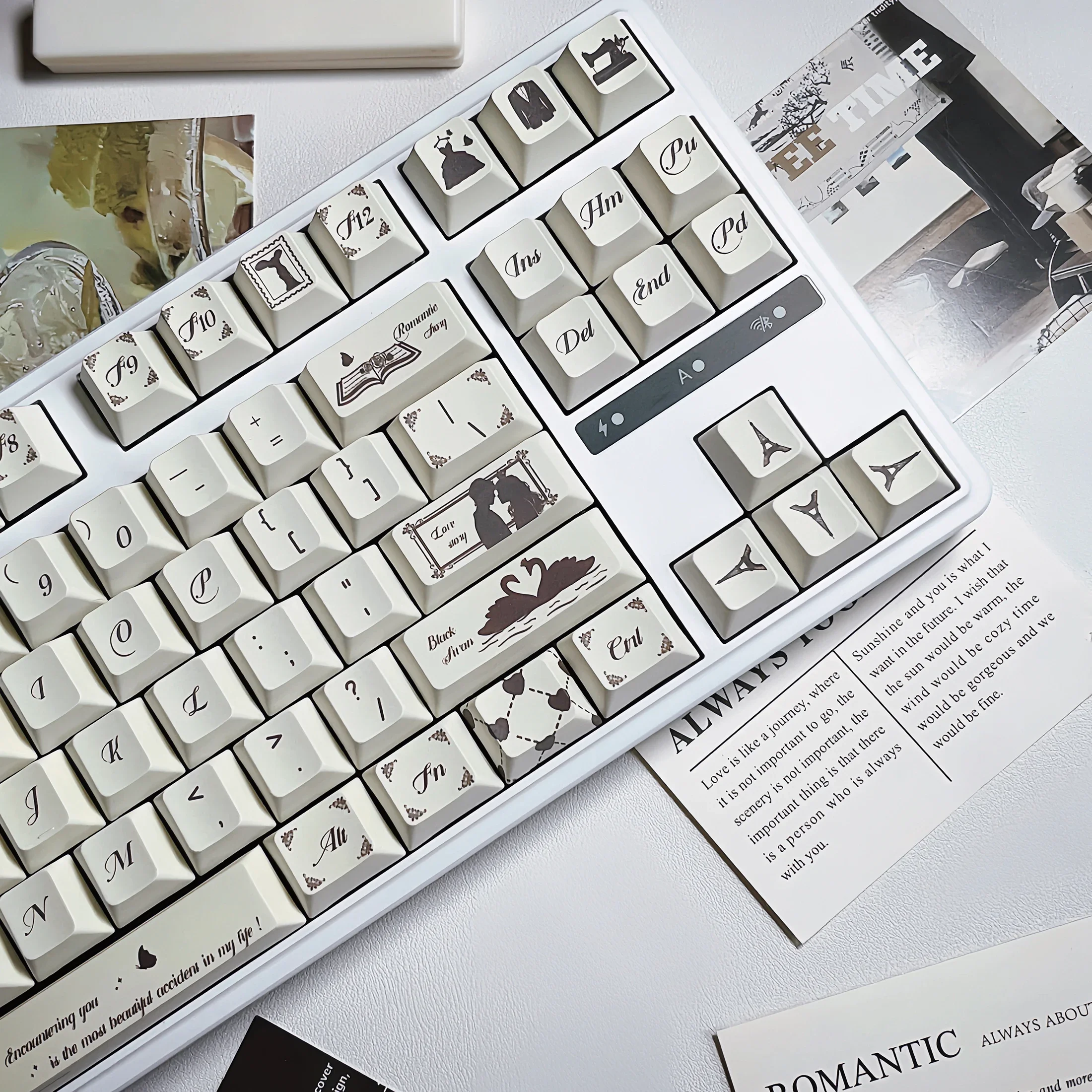 Encounter keycap 520 Love cute round ball mechanical keyboard PBT keycap