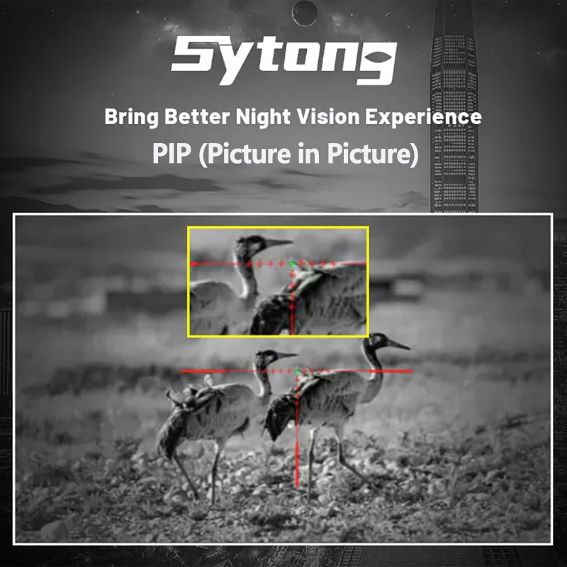 Sytong HT-60 Scope Digital Night Vision Device Withstand Mount WIFI App Live Night Vision Scope Camera