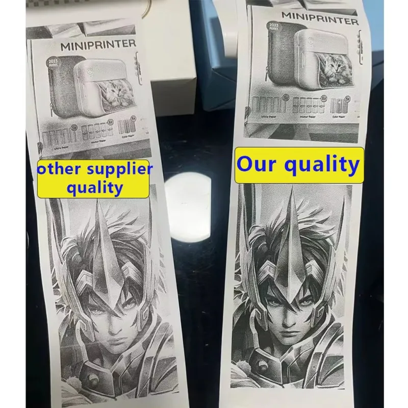 Mini Thermal Printer Portable Wireless BT WiFi Label Inkless Printer Kids Birthday Christmas Gift Photo Pocket Printer