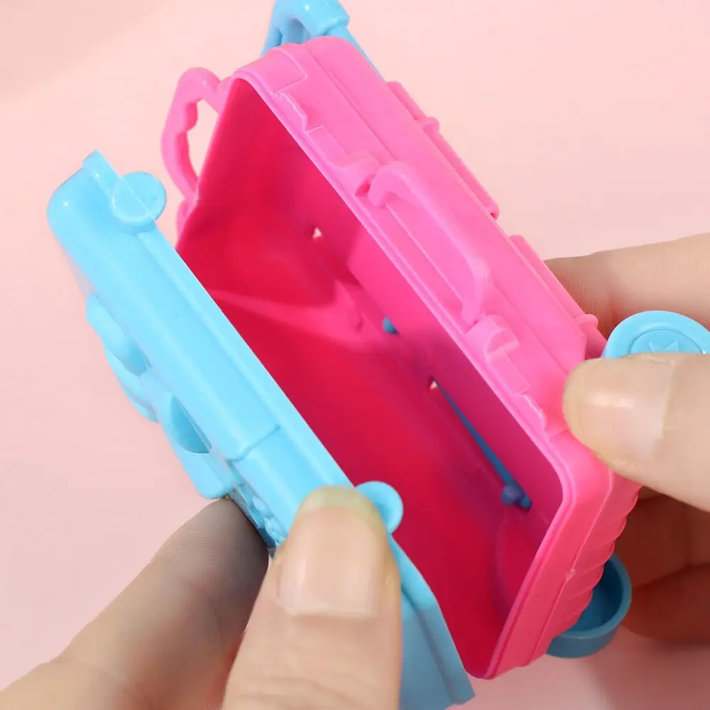 Maison de jeu à la mode, bagages de poupée en plastique, accessoires de valise, meubles de maison de poupée