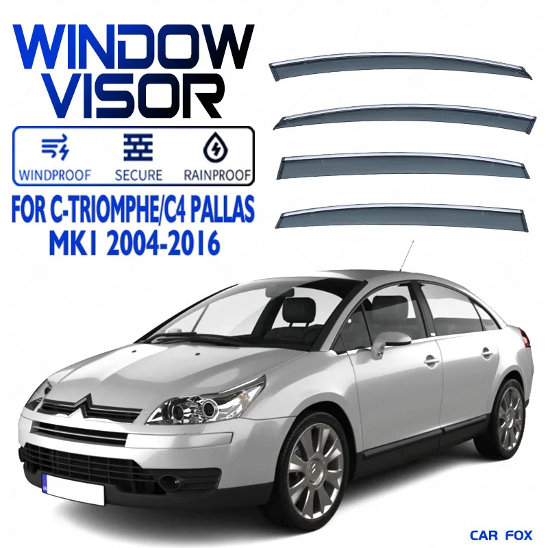 

Для CITROEN C4 Pallas Lounge автомобильный оконный козырек тент навесы лобовое стекло боковое окно дождь солнцезащитный козырек автоаксессуары автомобильный Стайлинг