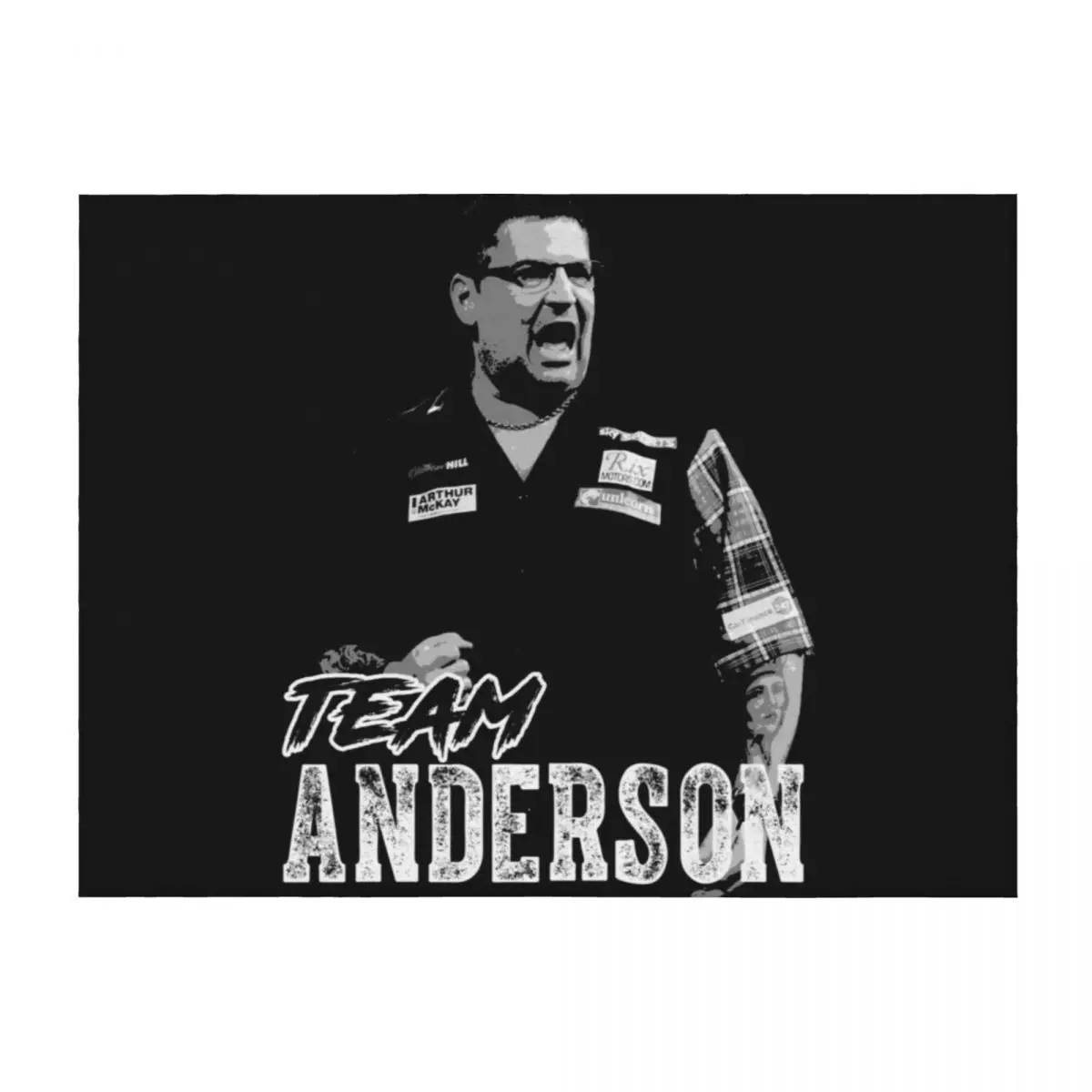 

Gary Anderson PDC 2022 Throw Blanket Winter beds Flannel Blankets For Bed Sofas Blankets