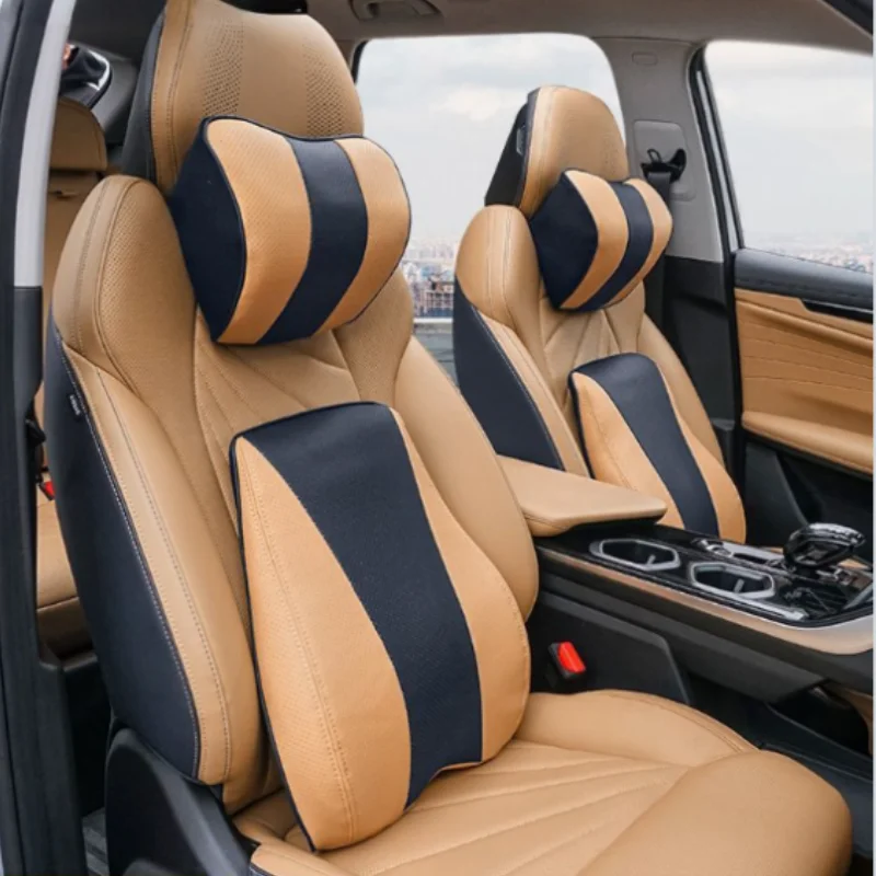

For Geely Atlas 2nd Gen Starray 2024 Car Headrest Lumbar Pillow Original Neck Pillow Cushion Interior Decoration Accessories