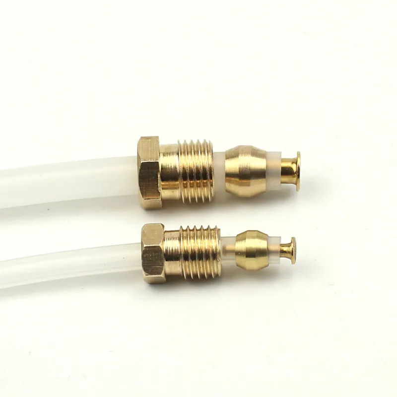 Oil Pipe Fitting 3Pcs Set 4mm M8*1 M10 Double Cone Washer Core for CNC Machine Tool Lubrication Oil Line Hydraulic Accessory