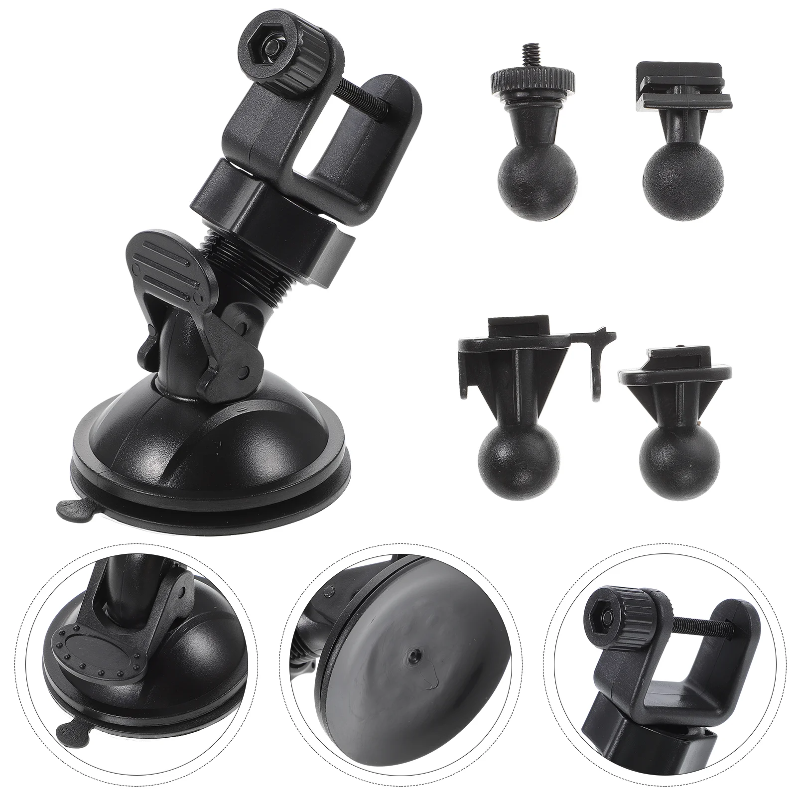 

Car Mini Cups Bracket Camera Holder Dash Mount Mini Driving Recorder with Swivel Adapters Plastic Dvr for