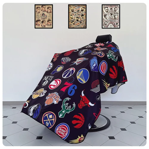 Imagen 2 del producto Impresión de peluquero, tela de corte de pelo, corte antiestático de pelo, impermeable, delantal de peluquero, herramienta de capas de peluquería