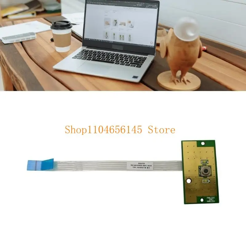 Notebook Repair Accessory Switches Cable for N5010 50.4HH05.001 Laptop Power Button Board with Ribbon Cable