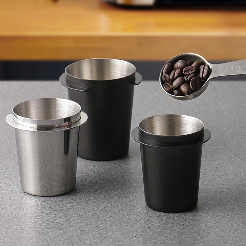 

Coffee Dosing 51/54/58mm Coffee Filter Holder Stainless Steel Coffee Dosing Cup Powder Feeder Part for Espresso Machine