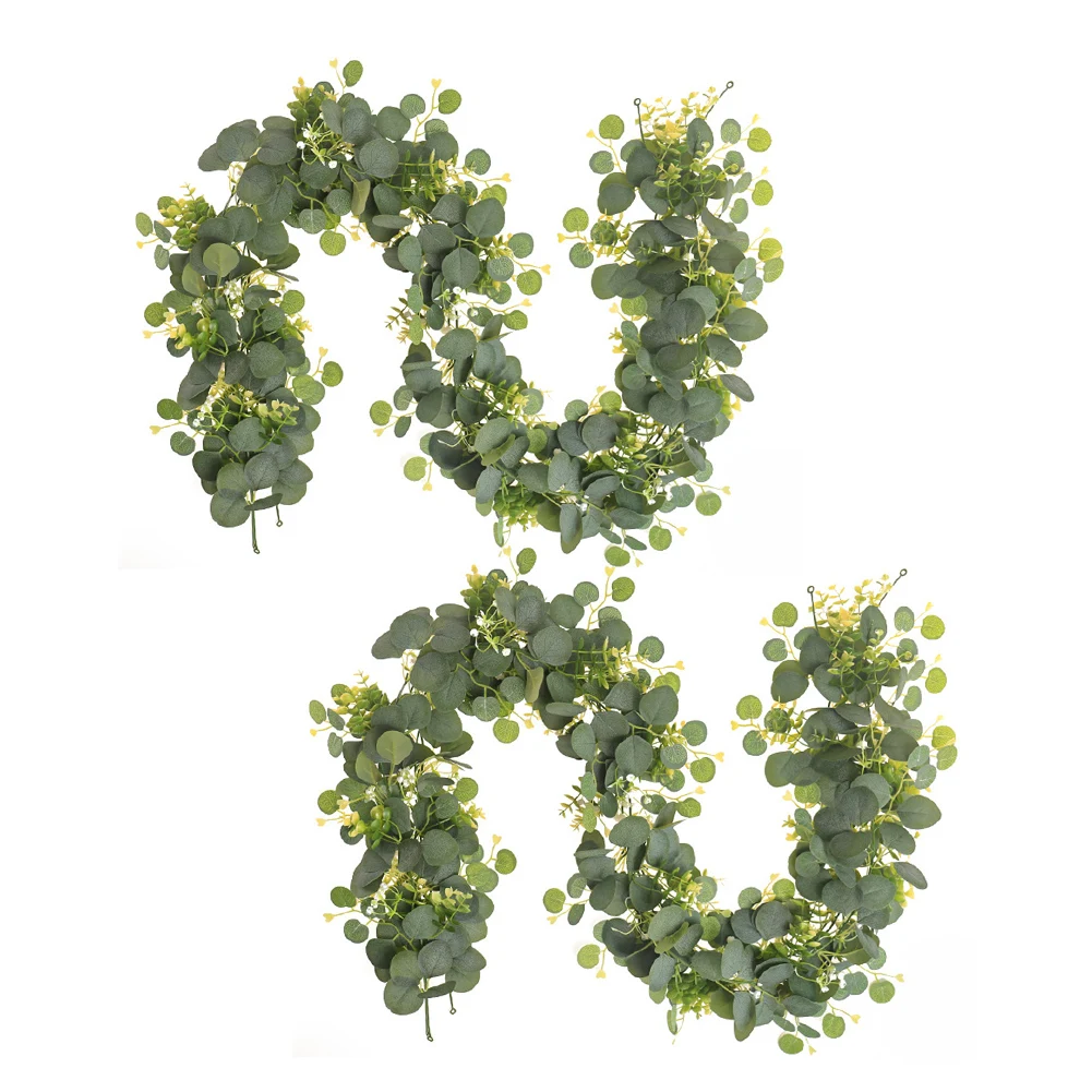 

Garlands For Home Artificial Eucalyptus Garlands 180cm 70.2inch Garland Decoration Realistic Artificial Plants