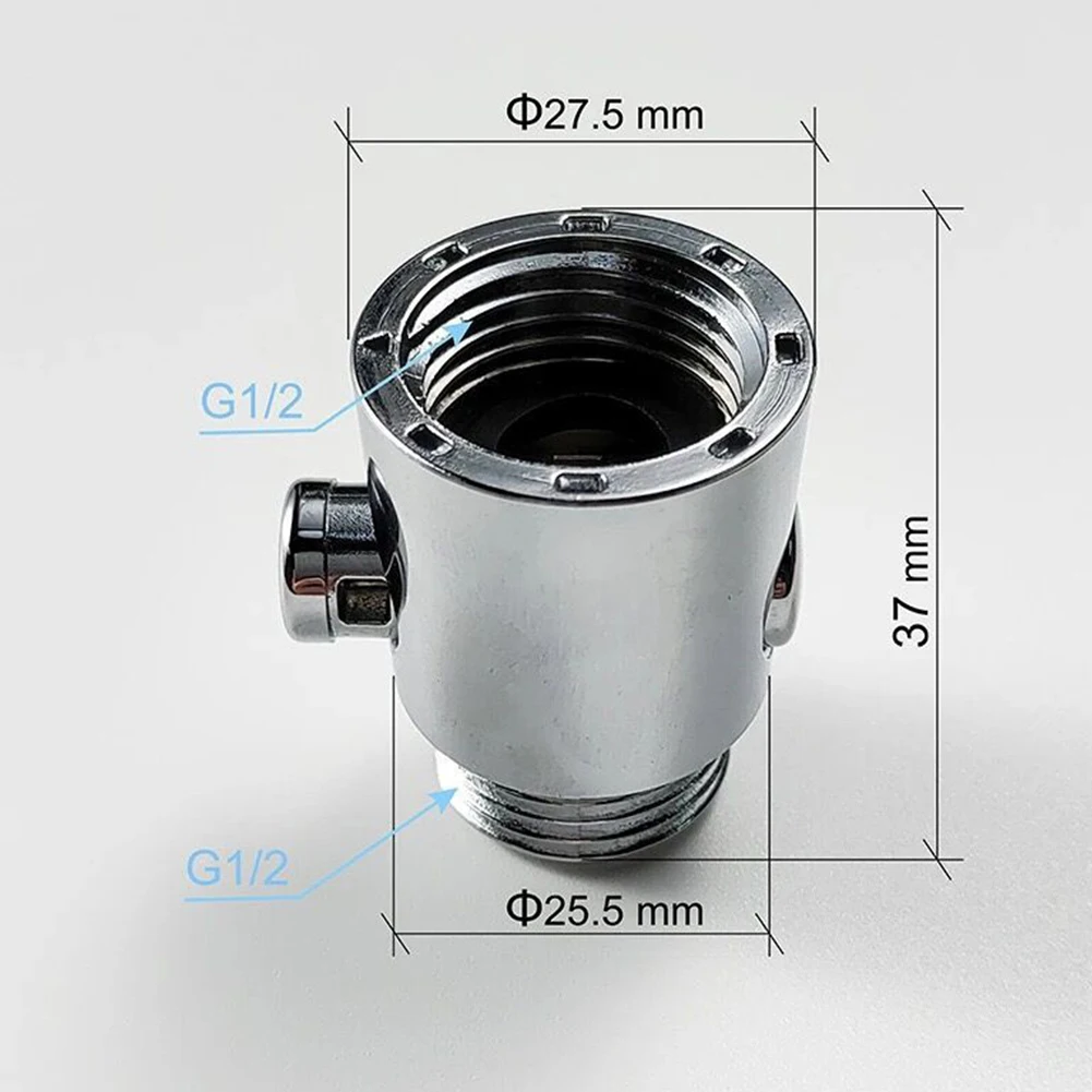 Shower Head Control Switch Shut Off Stop Valve Water Saving Valve Shut Off Valve ABS Shower Head Diverter Valve For Bathroom