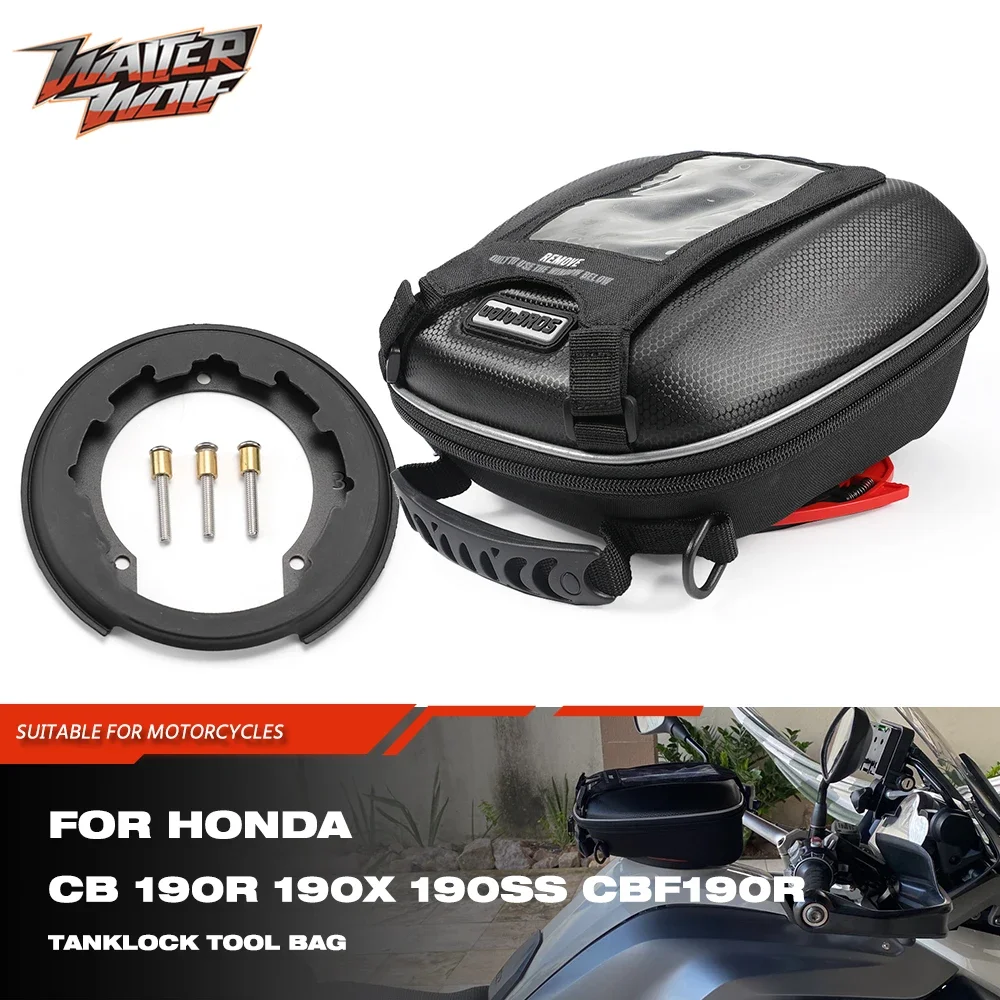 

Fuel Tank Bag Motorcycle Adapter Ring Mount Tanklock For HONDA CB190R CB190X CB190SS CBF190R CB CBF Waterproof Luggage Tankbag