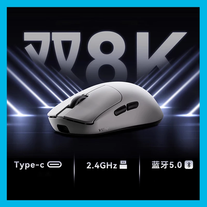 

New Vgn Flying Dragon Y2 Ultra Dual 8k Ultra Lightweight Wireless 2.4g Bluetooth 3mode Mouse Gaming Esports Office Gift