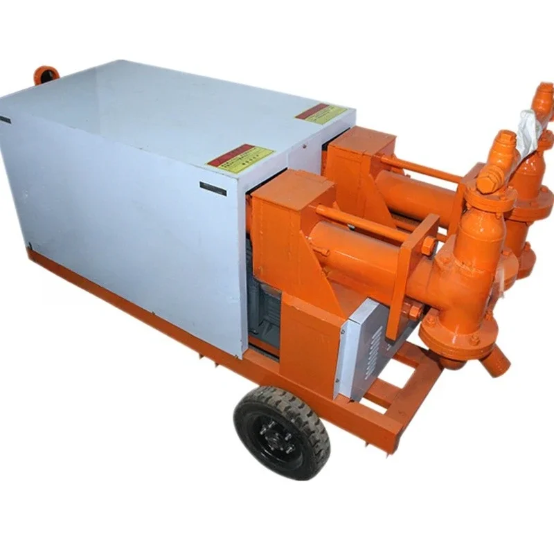 

Double cylinder double liquid mortar grouting machine, foundation reinforcement 11kw high pressure mud pump