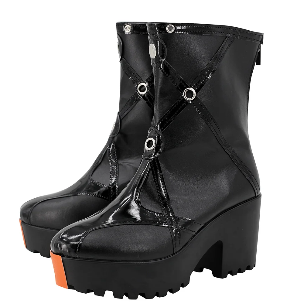 Spel Nikke Godin Van De Overwinning Rapi Cosplay Schoenen Laarzen Pu Lederen Schoenen Vrouwen Meisjes Halloween Feest Outfit Rekwisieten Op Maat Gemaakt