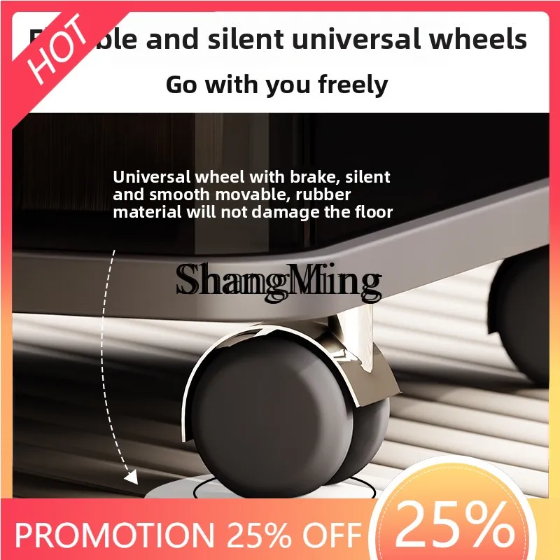 

Минималистичная передвижная тумба-тележка FG для гостиной, подъемный придиванный шкафчик