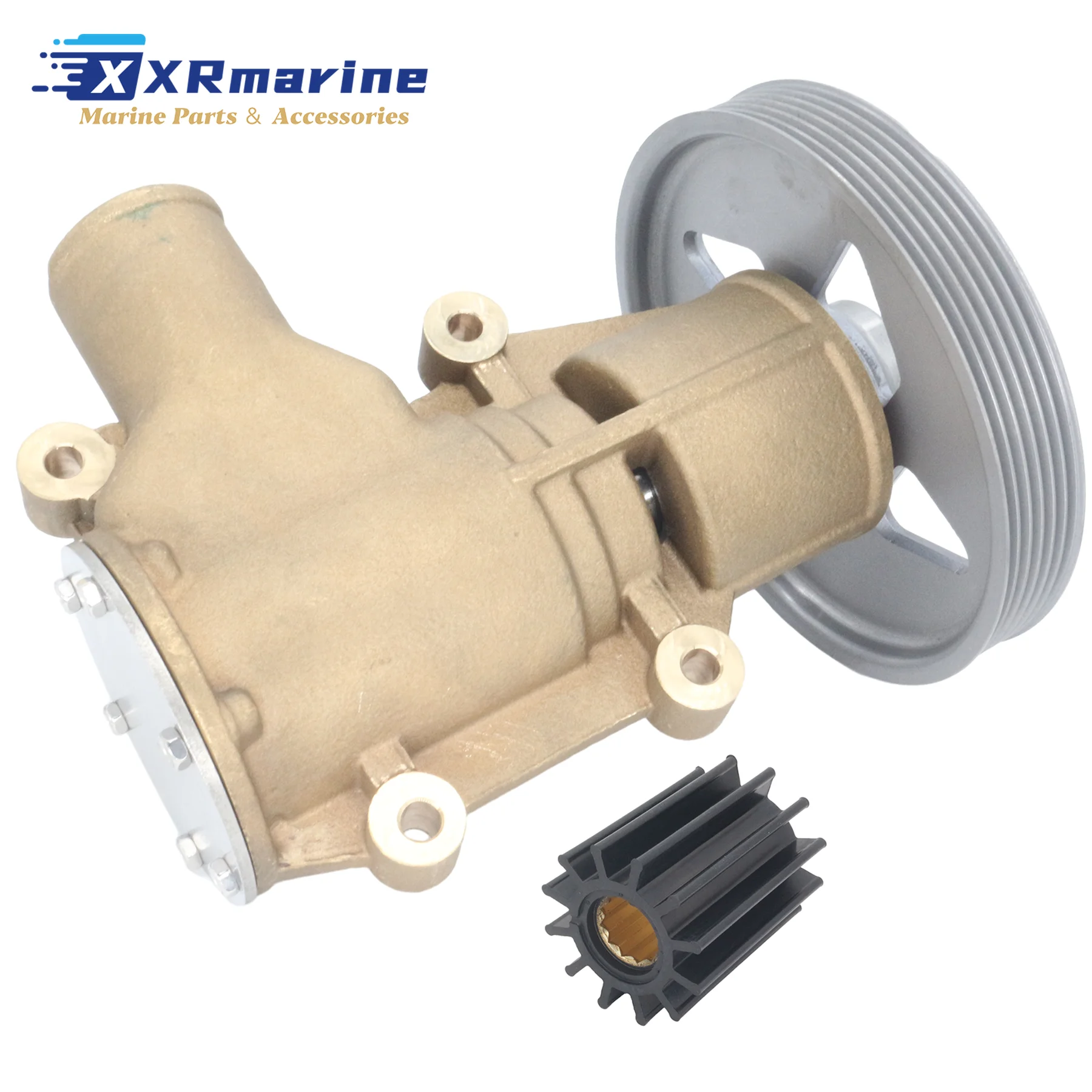 

Морской водяной насос с крыльчаткой для судовых двигателей Volvo Penta D6-280A, D6-310A, D6-310D, D6-330A, D6-330D, D6-370A, D6-370D, D6-435D