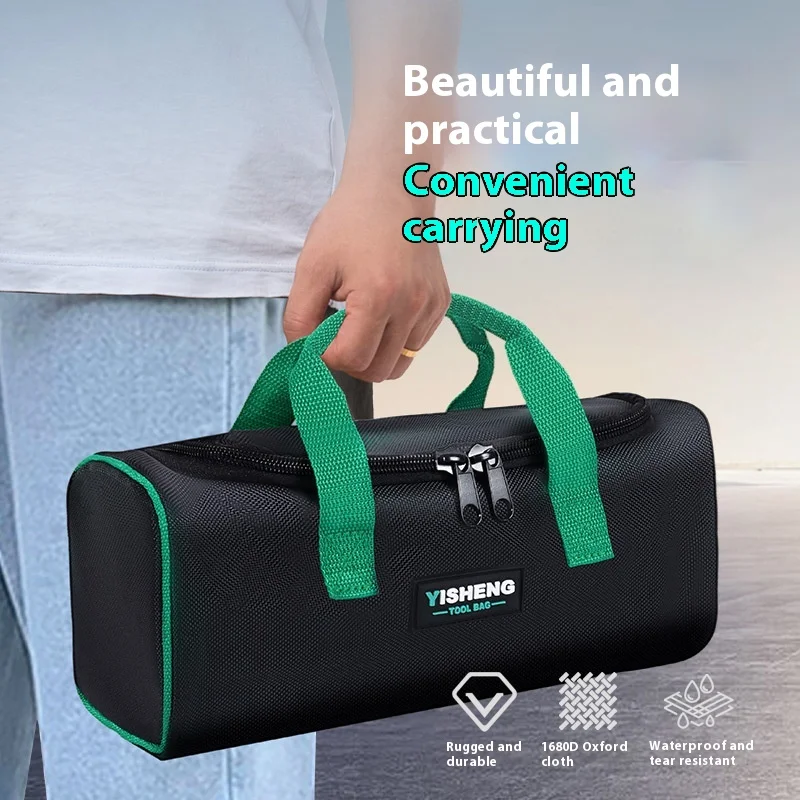 Imagem -03 - Bolsa de Ferramentas de Hardware Multifuncional Impermeável Bolsa de Armazenamento Portátil para Manutenção Peças de Bagagem de Bordo Eletricista