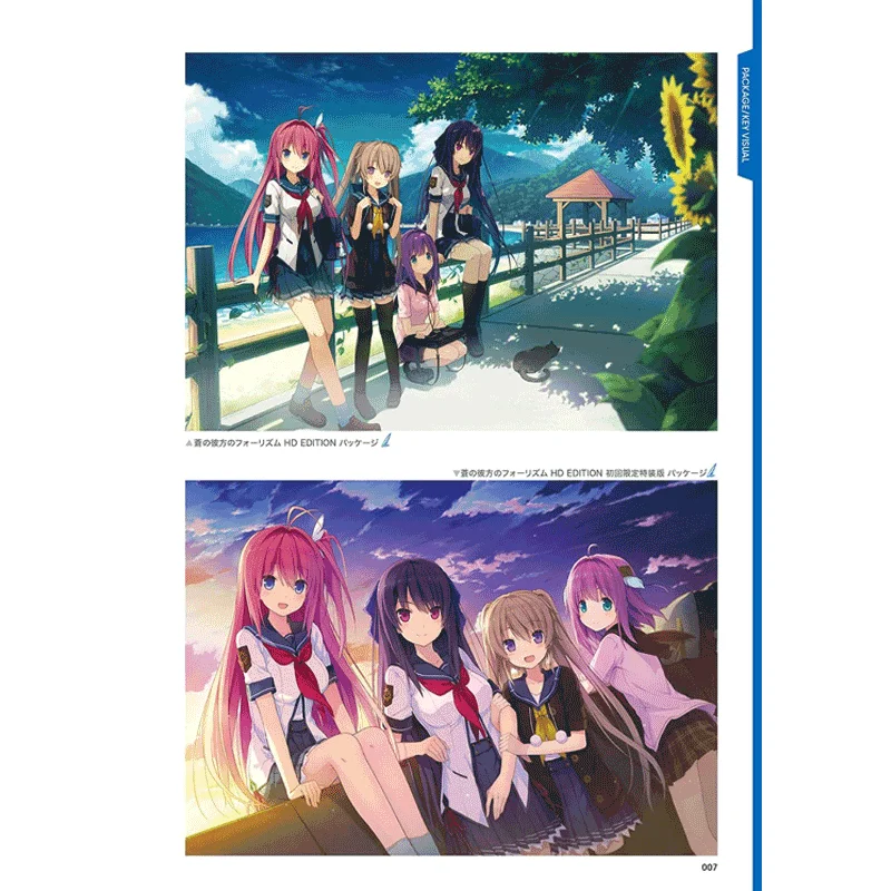 Pré-venda, Aokana: Quatro Ritmos Acrossados no Azul, O Livro de Fórmula Visual para Fãs, The HargaVisual Fan Book Japonês Original