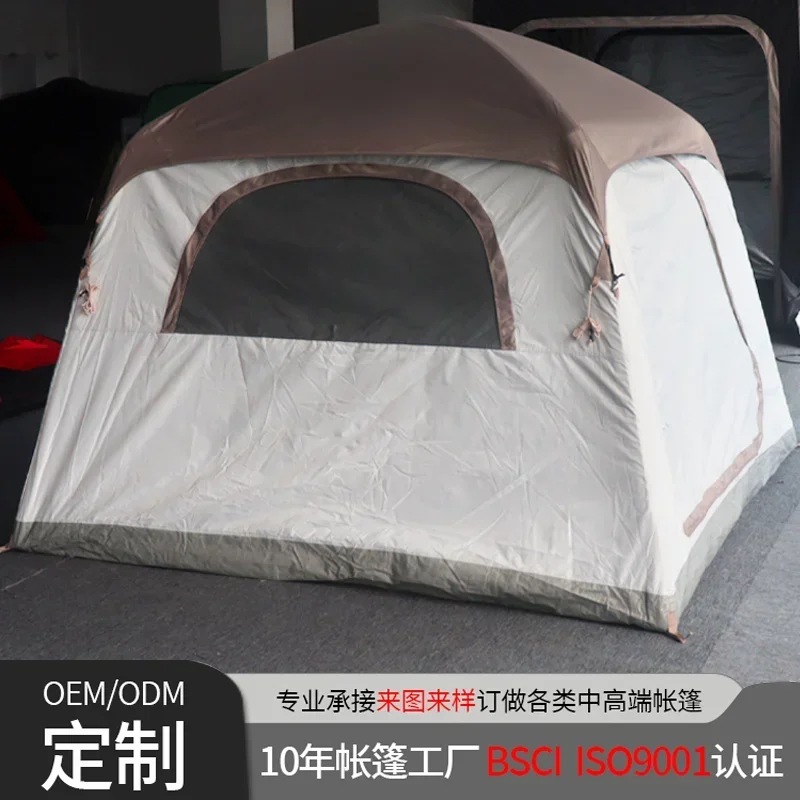 Factory Outlet Tent Double Layer UV Resistant Camping  with Pump Waterproof automatic Camp  for 3-5 People