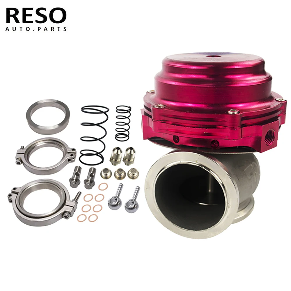 RESO   Tial 44mm Wastegate Top Steel V-band External Waste Gate With Flange   For Supercharge Turbo Manifold