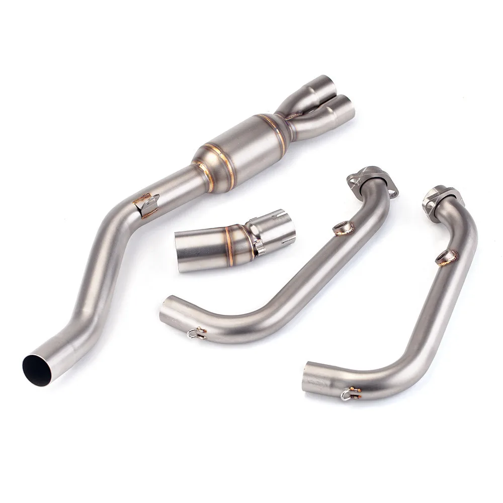 Für CF-Moto 450SR 450NK 2022-2024 Auspuffanlage Vorderes Verbindungsrohr Endschalldämpfer Auspuffrohre – Detail 2