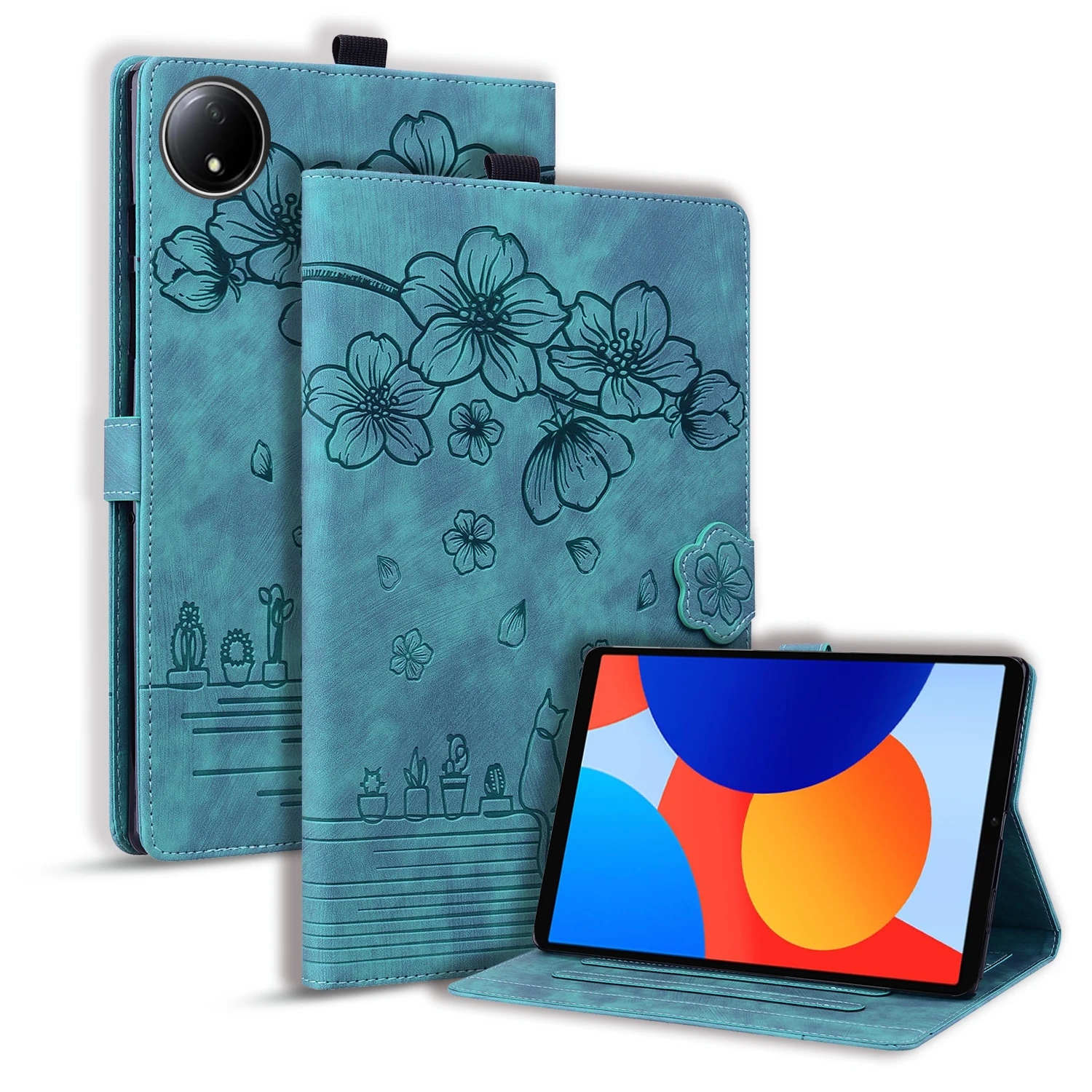 

Sakula Flower Cats Case For Redmi Pad SE mini 8.7 inch 2024 Cards Stand Tablet Cover For RedmiPad SE 8.7 2024 Tablet Cover