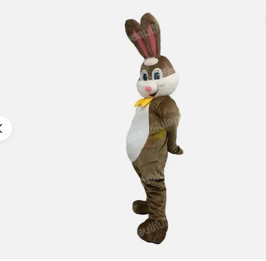 2025 جديد الكبار Hot البيع رغوة لطيف براون الأرنب ملابس الشخصيات الكرتونية أفخم عيد الميلاد ملابس تنكرية للهالوين زي التميمة #2