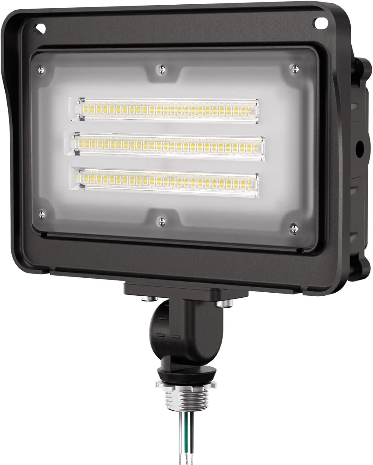 

50W LED Flood Light 7000LM Outdoor Security Wall Light 180° Knuckle IP65 Waterproof 5000K Daylight AC100-277V