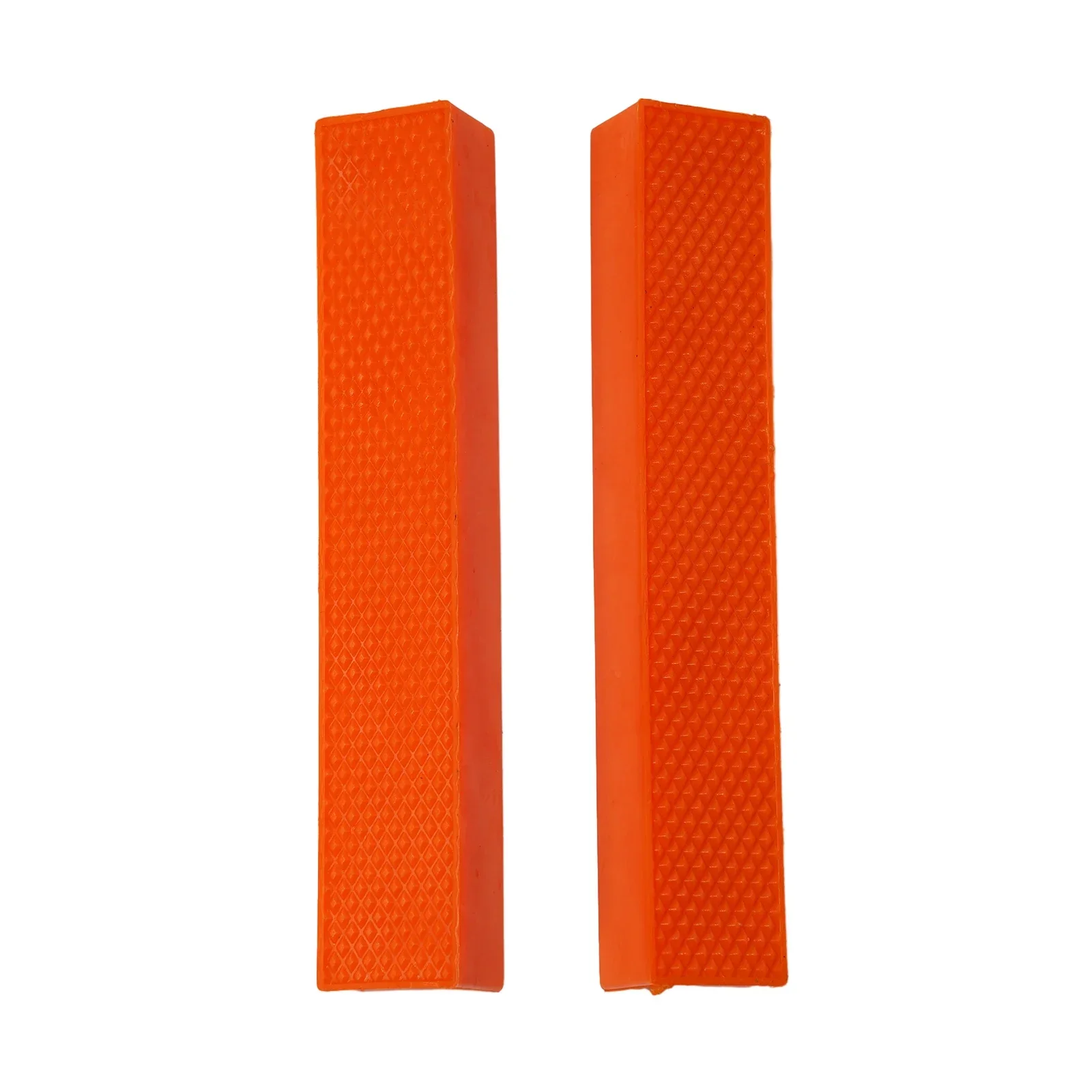 2pcs Multi-Grooved Magnetics Vise Pads Covers 6 Inch Softs Vise Jaw Pads Nylon Protection Strip For Metal Vise Soft Machine Tool