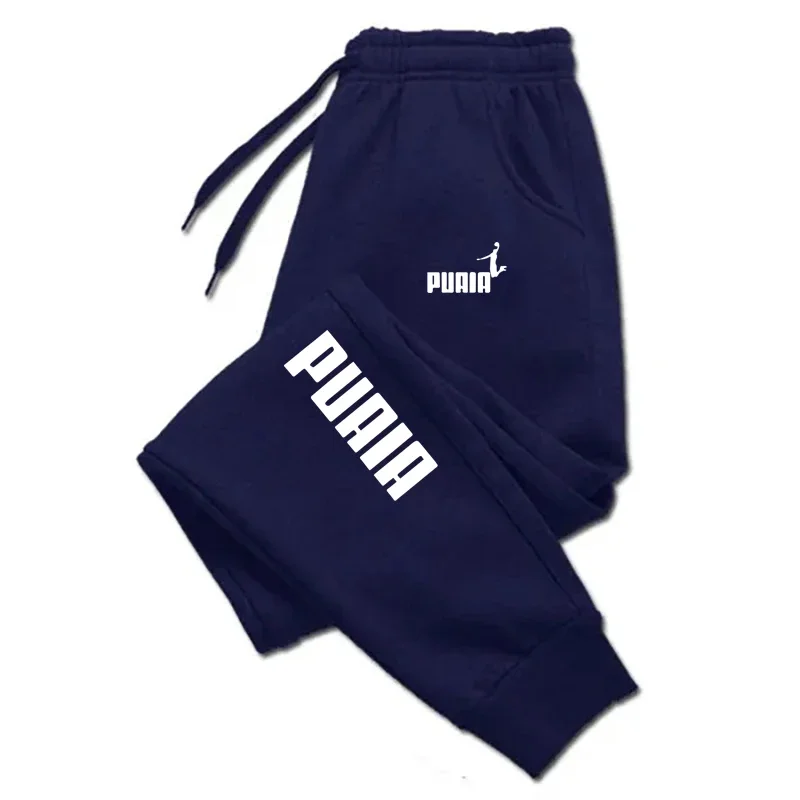 Viser de sport décontractés pour hommes, pantalons de jogging de fitness à ULde confort, pantalons de protection chauds en polaire mince, marque de