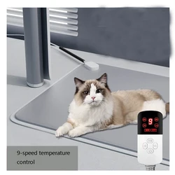 Cobertor elétrico para animais, Tapete impermeável, Cama quente, Gato e Cachorro, Aquecedor de cachorro, Inverno, Novo, 2022