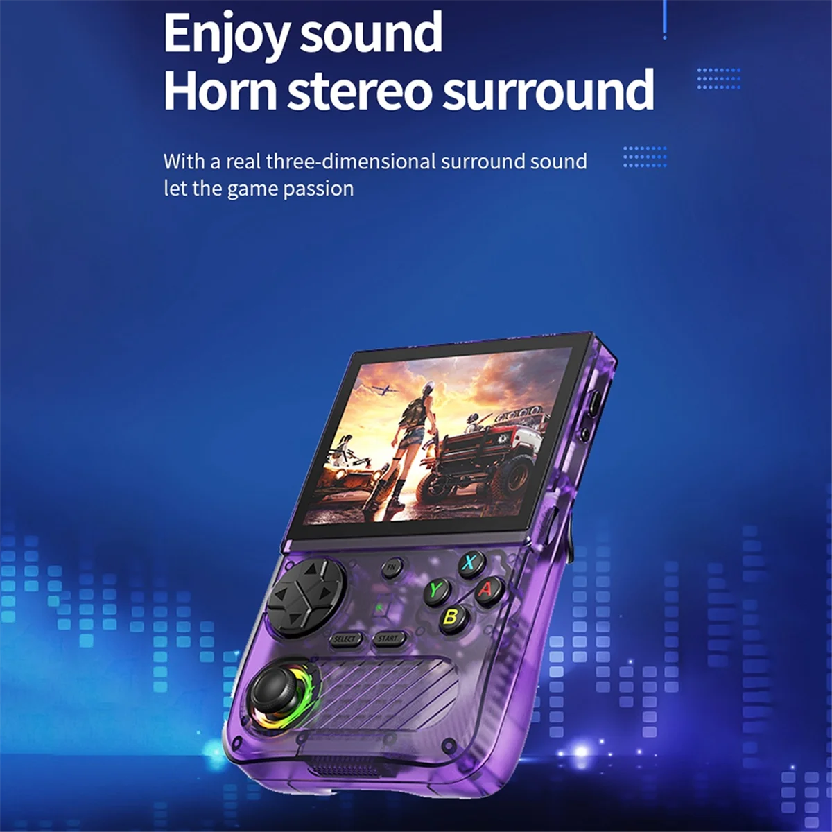 New K36S Retro Handheld Video Game Console 64GB 15000+ Games 3D Joystick Linux WiFi Game Player Up to 20+Emulator C