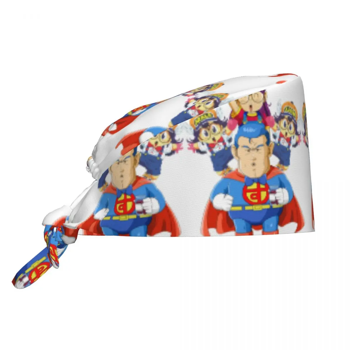 Gorros de fregado Dr. Slump And Arale, gorro quirúrgico de enfermería para operador de moda para hombres y mujeres, gorros de trabajo de enfermería para el cuidado de mascotas