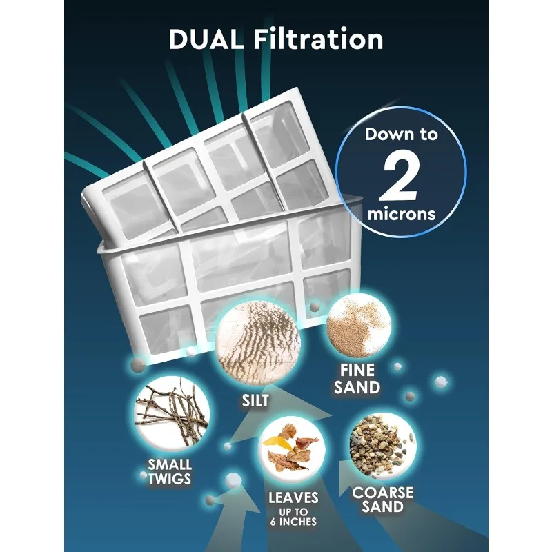 REVA AI 자이로스코픽 로봇 수영장 진공 청소기, 스마트폰 앱 제어, 수평 수위/벽/바닥 딥 클리닝