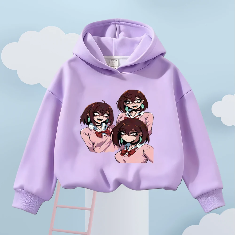 

Детский свитшот с принтом персонажей мультфильма, милый пуловер с рисунком, повседневный топ с длинными рукавами для детей, девочек и мальчиков, От 4 до 12 лет