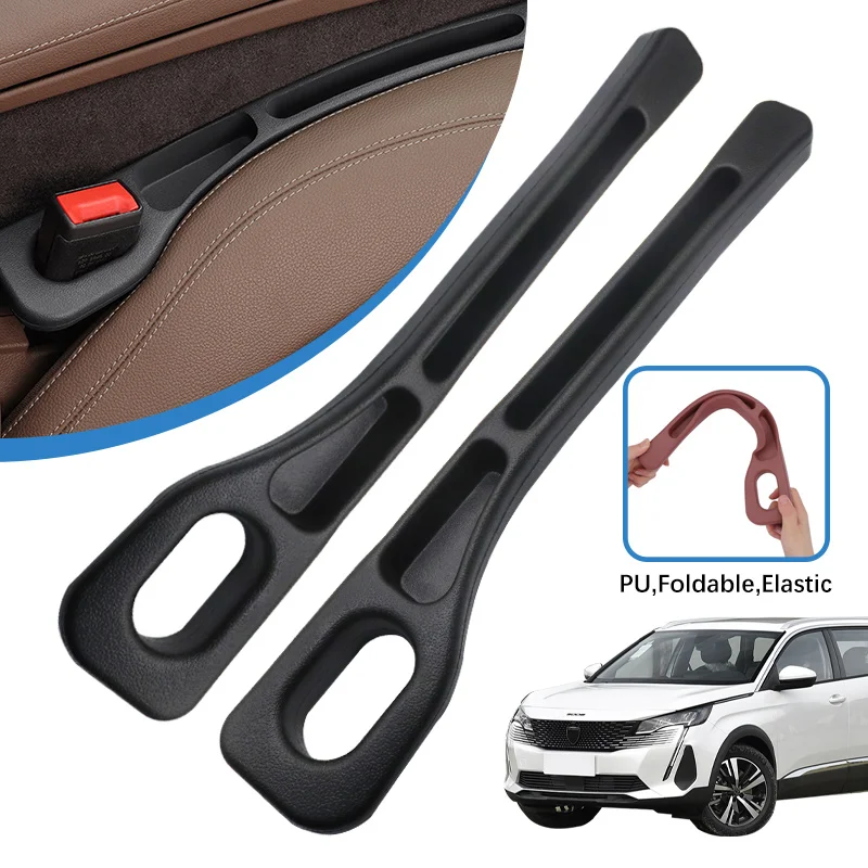 

Car Seat Gap Filler Side Seam Plug Strip Leak-proof Filling Strip For peugeot 5008 Car Decoration Accessories