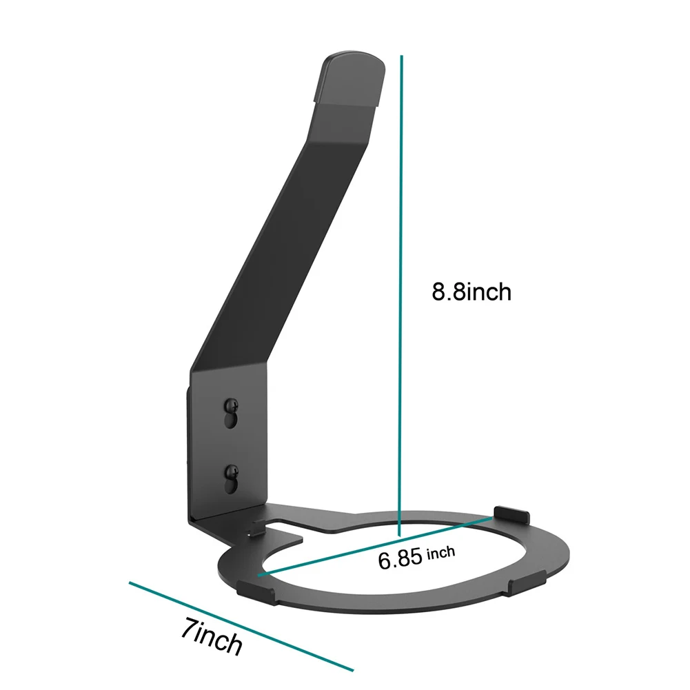 Speaker Wall Mount Holder Metal Fixed Bracket Base For Sonos Move2/move1 Speakers Space-Saving Storage Stand Accessories