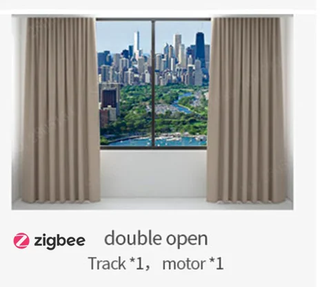 Wifi Zigbee Elektrische Slangengordijn Alexa Google Alice Voice Control Smart Home S Wave Custom Track Set