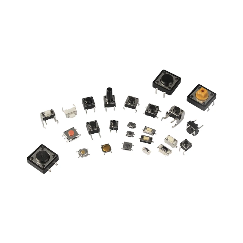 125Pcs Micro Tactile Push Button Switch 25 Types Assorted Micro Push Button Tact Switch Reset Leaf Switch SMD 2*4 3*6 4*4 6*6