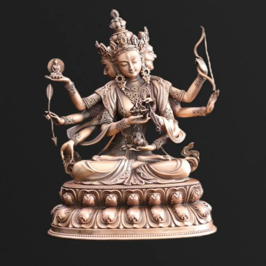 

Cz statue supreme tara buddha statue copper tibetan buddha 1 copper ornaments crafts