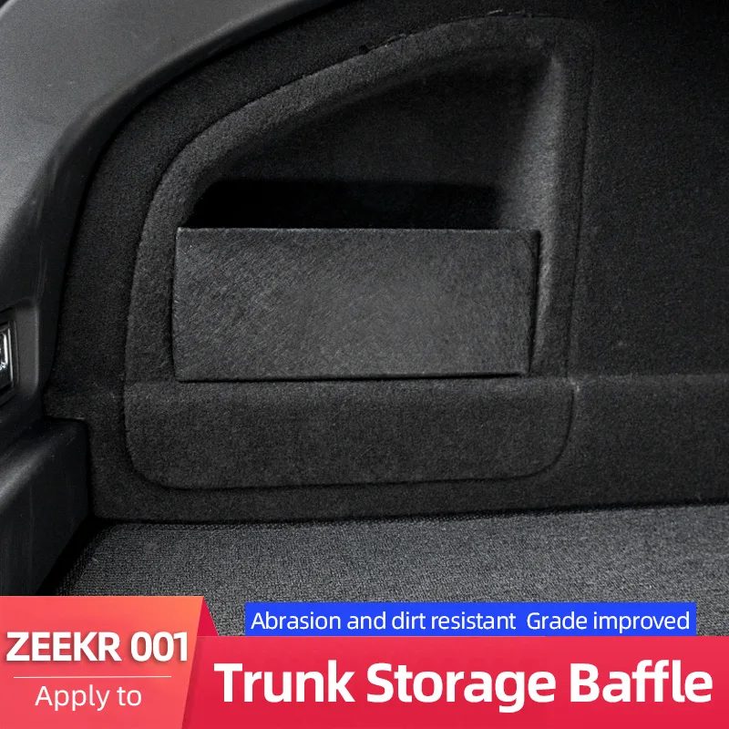 Suitable For ZEEKR 001 Trunk Baffle Divider Storage Box Shelf Oad Interior Modification